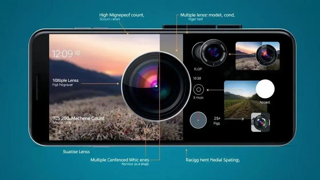 Principais características das câmeras de smartphones em 2025
