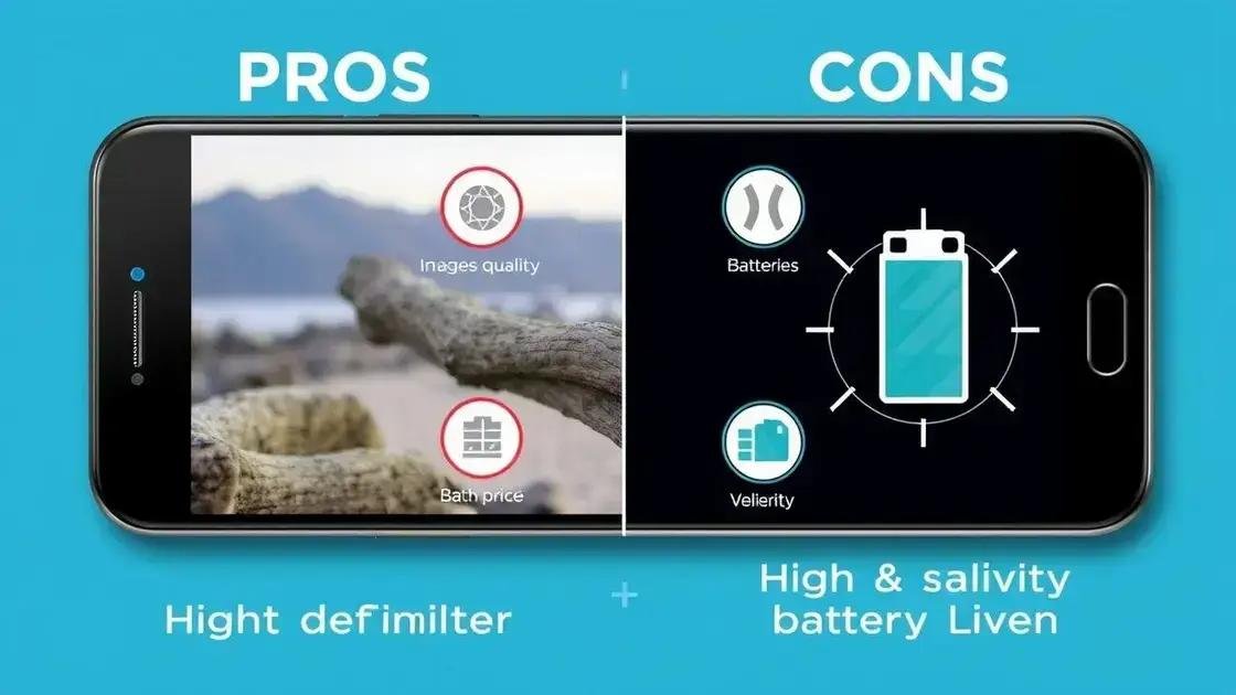 Prós e contras dos smartphones com câmera de alta definição