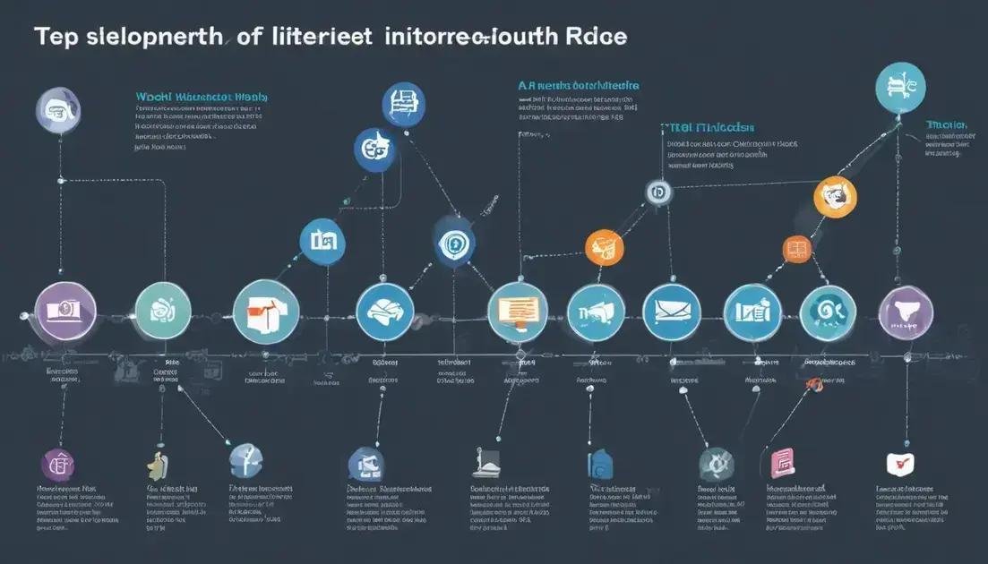 A evolução da internet ao longo dos anos A evolução da internet ao longo dos anos