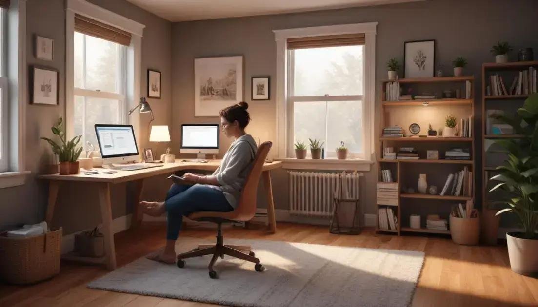 Principais vantagens de trabalhar em casa pela internet