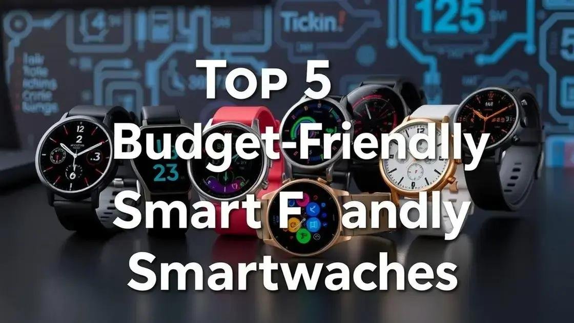 Top 5 smartwatches com melhor custo-benefício em 2023