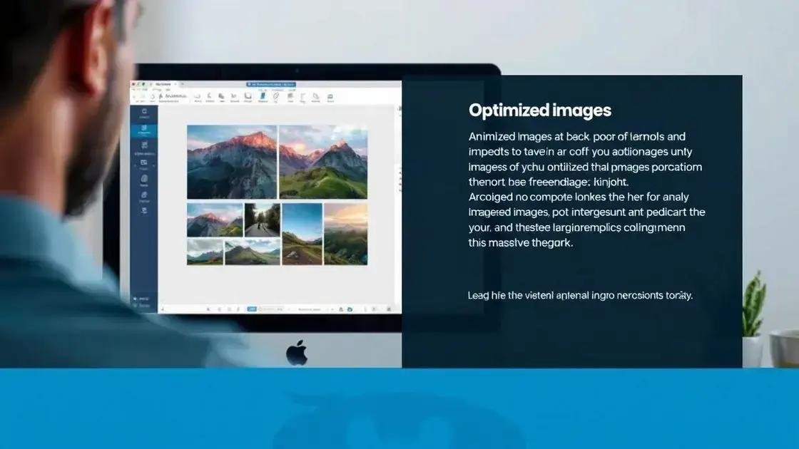 Como otimizar imagens e conteúdo