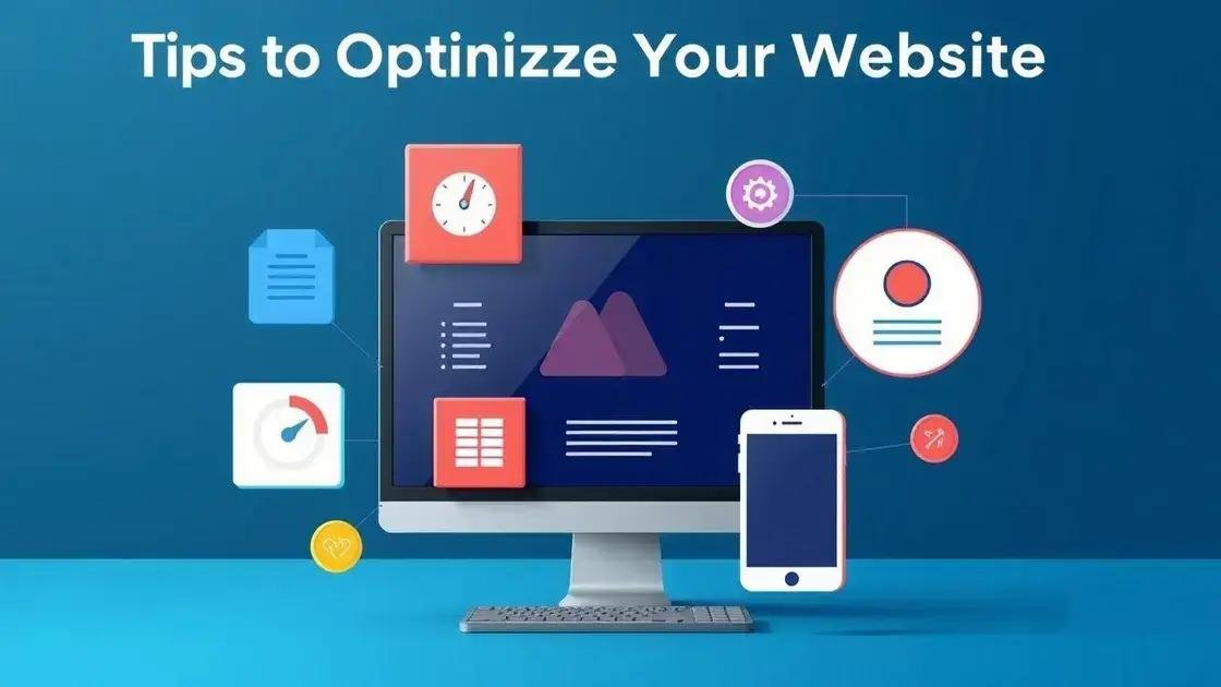 Dicas para otimizar seu site criado com IA Dicas para otimizar seu site criado com IA