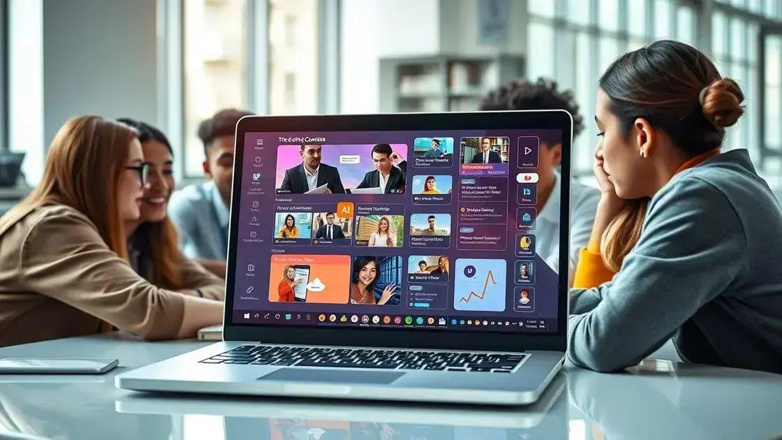 Benefícios de usar IA na criação de cursos online