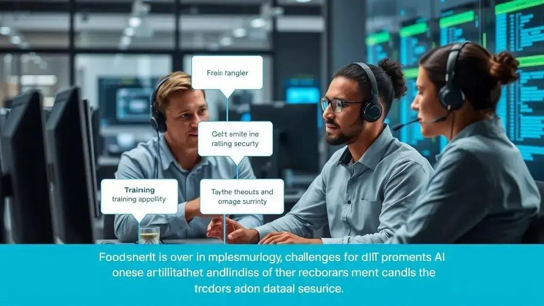 Desafios na implementação de IA no suporte técnico