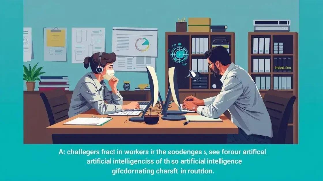 Desafios que a inteligência artificial apresenta aos trabalhadores Desafios que a inteligência artificial apresenta aos trabalhadores