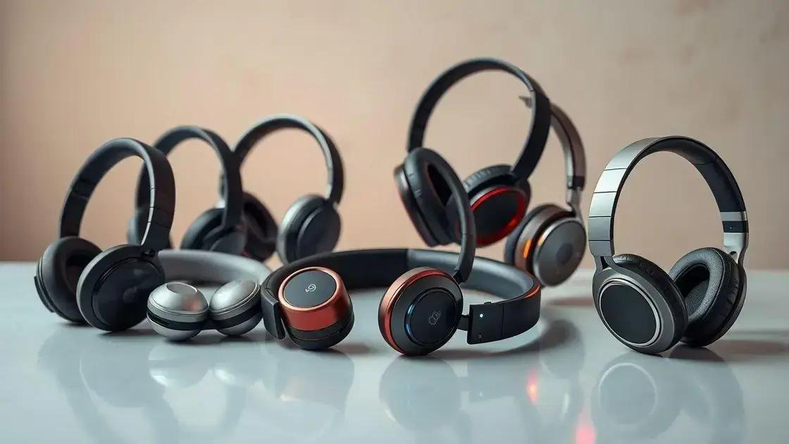 Características inovadoras em fones de ouvido Bluetooth