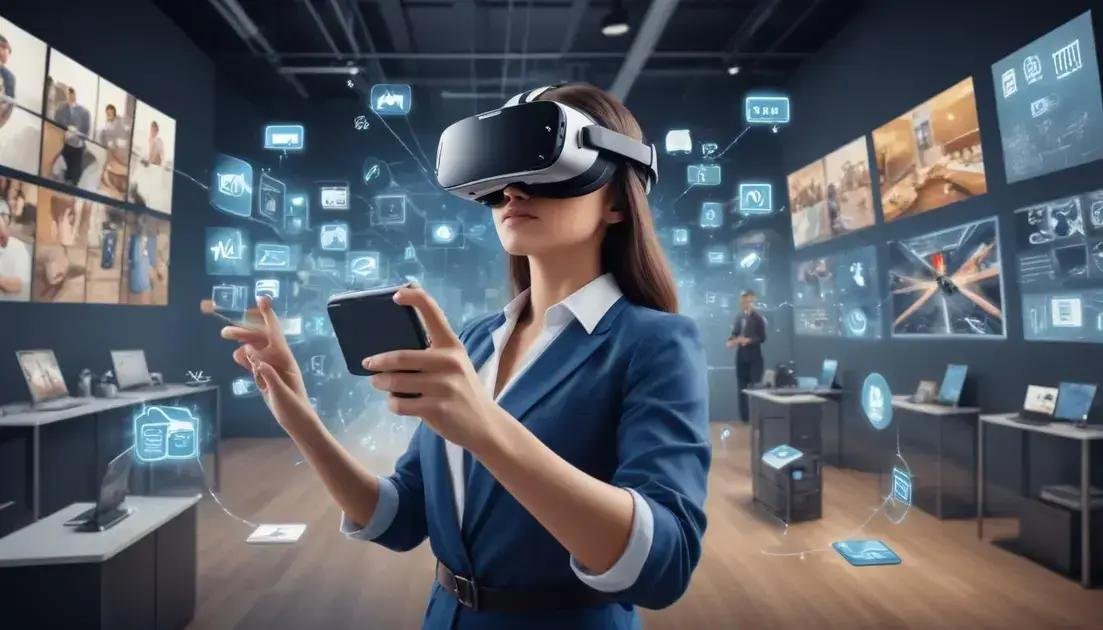 Benefícios dos aplicativos de realidade virtual para empresas