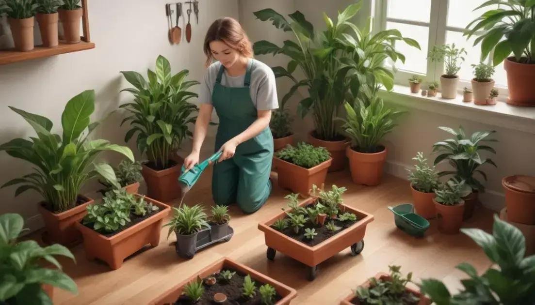 Adubação e cuidados especiais para plantas pequenas