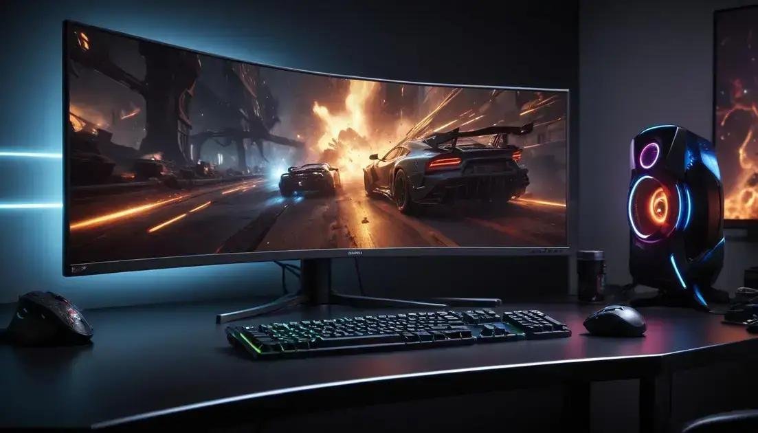 Melhores monitores gamers para alta performance: escolha certa em 2026