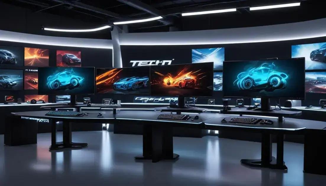 Painéis e tecnologias: ips, va, tn e monitores ultrawide