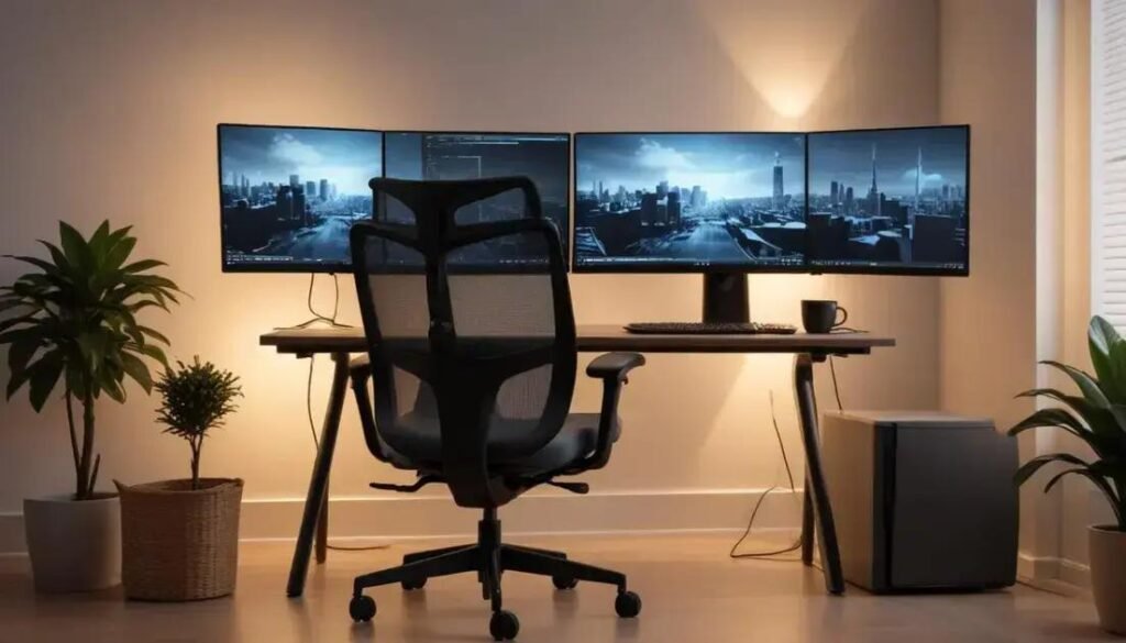 Monitor ergonômico para escritório: conforto e produtividade em 2025