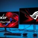 comparativo monitor gamer Acer Predator vs ASUS TUF: qual é o melhor para você?