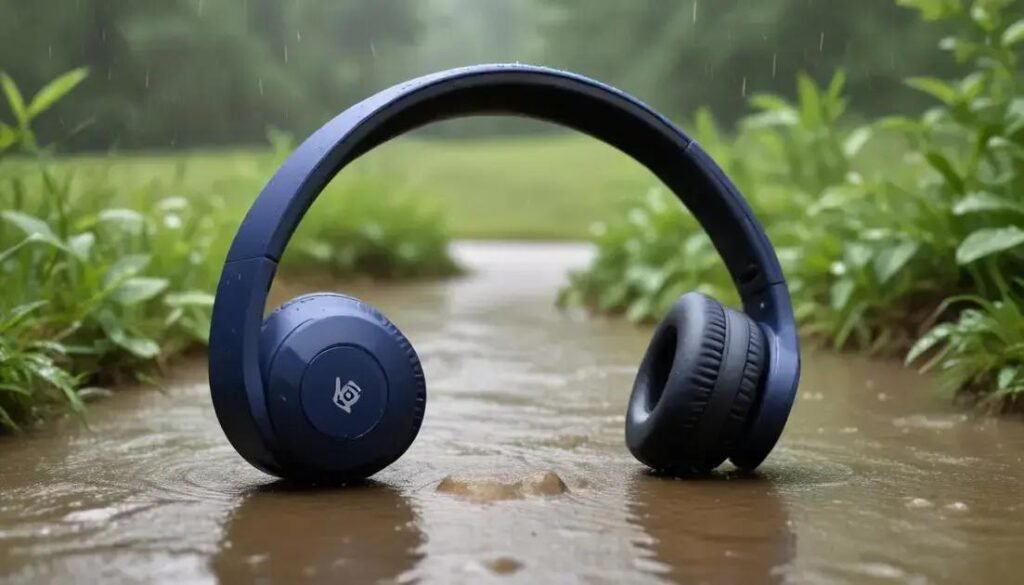 Fone de ouvido bluetooth com resistência à água IPX5: faça chuva ou faça sol