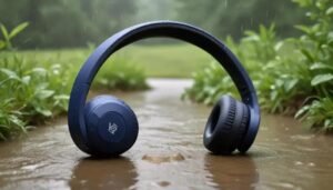 Fone de ouvido bluetooth com resistência à água IPX5: faça chuva ou faça sol