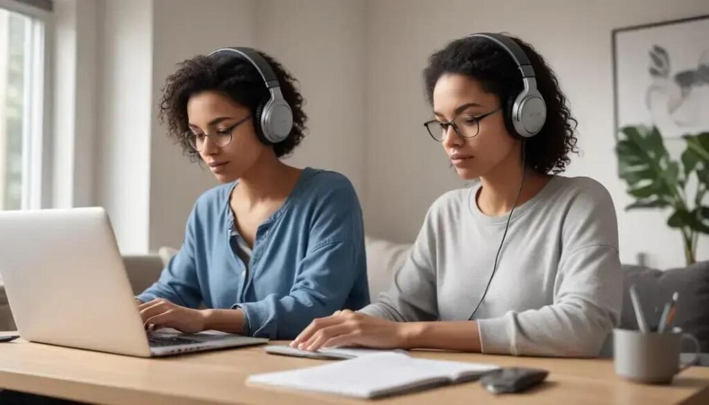 Fones de ouvido com cancelamento de ruído para home office: conforto e produtividade