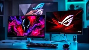 Qual melhor: monitor gamer 240Hz Alienware AW2521H ou ASUS ROG Swift?