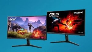 Comparativo Acer XV282K vs ASUS TUF VG289Q para jogos em 4K: qual escolher?