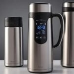 Garrafa térmica inteligente com controle de temperatura: confortavelmente quente ou fria