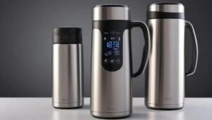 Garrafa térmica inteligente com controle de temperatura: confortavelmente quente ou fria