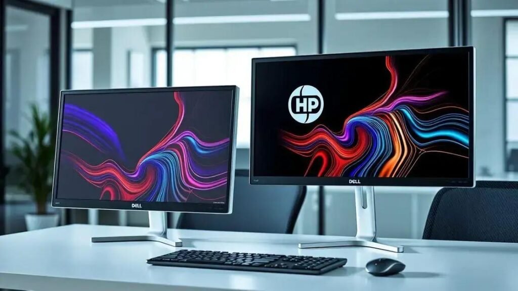 Qual melhor: monitor para escritório Dell P2422H ou HP M24F?