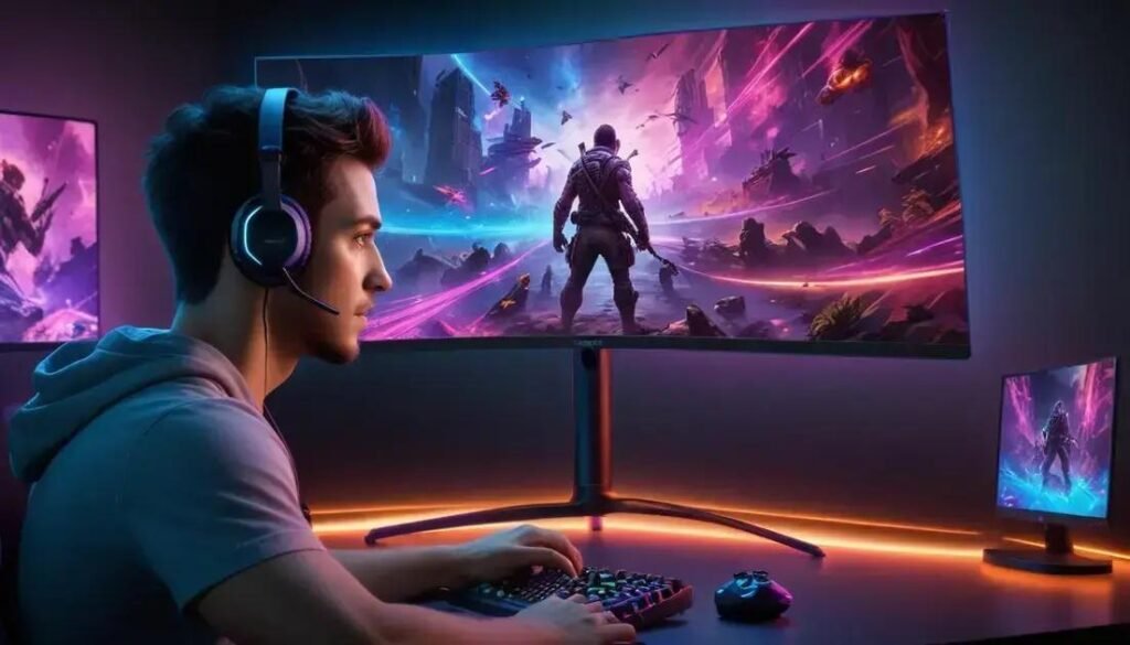 Monitor gamer curvo: a experiência imersiva que você precisa em 2025