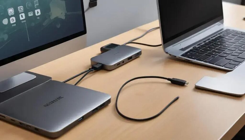 Hub usb-c para notebook com hdmi e leitor de cartão: a solução que você precisava